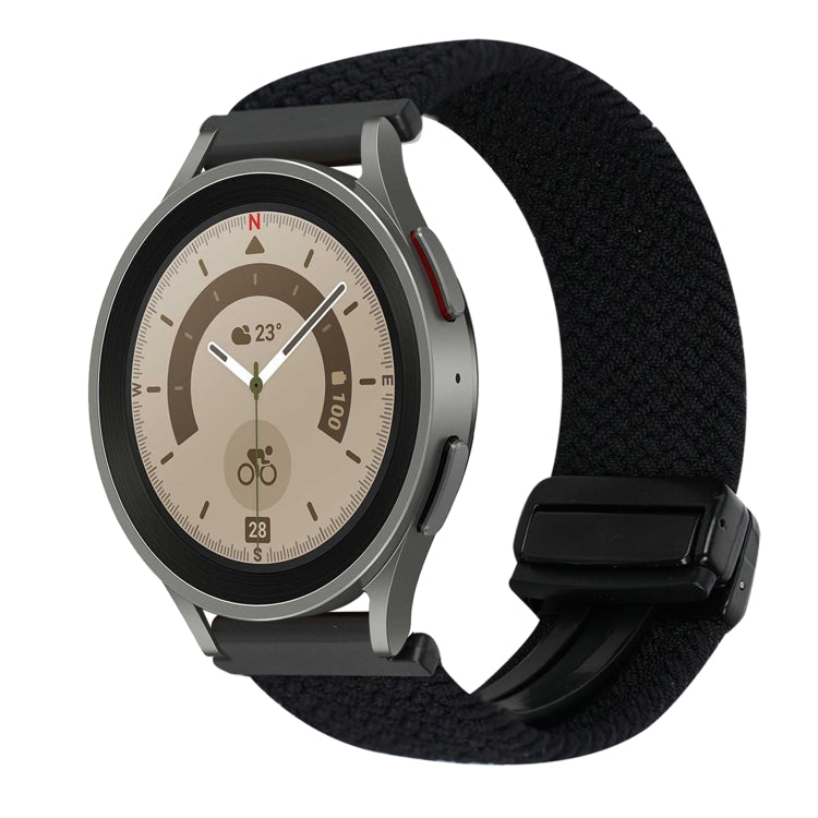 Correia de relógio trançada com fivela magnética de 20mm, para Samsung Galaxy Watch 5 Pro, para Samsung Gear Sport