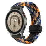 Correia de relógio trançada com fivela magnética de 20mm, para Samsung Galaxy Watch 5 Pro, para Samsung Gear Sport