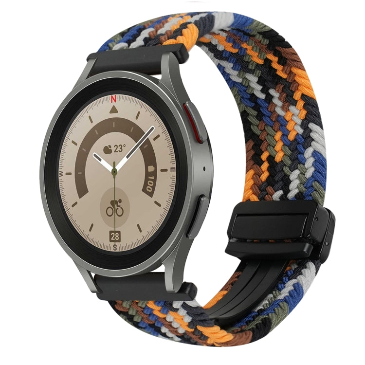 Correia de relógio trançada com fivela magnética de 20mm, para Samsung Galaxy Watch 5 Pro, para Samsung Gear Sport