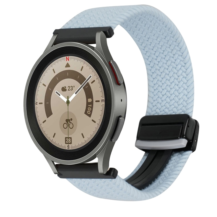 Correia de relógio trançada com fivela magnética de 20mm, para Samsung Galaxy Watch 5 Pro, para Samsung Gear Sport