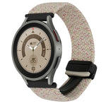 Correia de relógio trançada com fivela magnética de 20mm, para Samsung Galaxy Watch 5 Pro, para Samsung Gear Sport