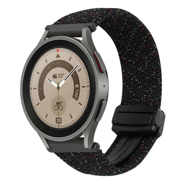 Correia de relógio trançada com fivela magnética de 20mm, para Samsung Galaxy Watch 5 Pro, para Samsung Gear Sport