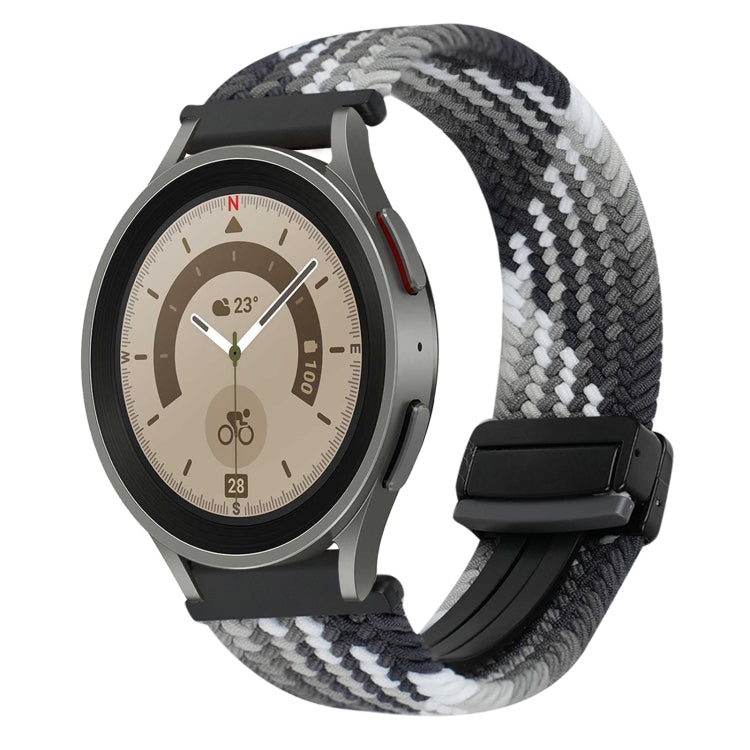 Correia de relógio trançada com fivela magnética de 20mm, para Samsung Galaxy Watch 5 Pro, para Samsung Gear Sport