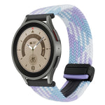 Correia de relógio trançada com fivela magnética de 20mm, para Samsung Galaxy Watch 5 Pro, para Samsung Gear Sport