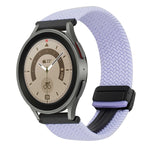 Correia de relógio trançada com fivela magnética de 20mm, para Samsung Galaxy Watch 5 Pro, para Samsung Gear Sport