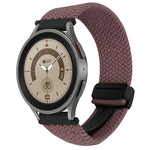 Correia de relógio trançada com fivela magnética de 20mm, para Samsung Galaxy Watch 5 Pro, para Samsung Gear Sport