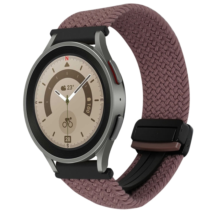 Correia de relógio trançada com fivela magnética de 20mm, para Samsung Galaxy Watch 5 Pro, para Samsung Gear Sport