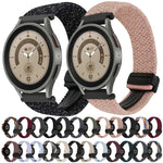 Correia de relógio trançada com fivela magnética de 20mm, para Samsung Galaxy Watch 5 Pro, para Samsung Gear Sport