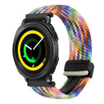 Correia de relógio trançada com fivela magnética de 20mm, para Samsung Galaxy Watch 5 Pro, para Samsung Gear Sport