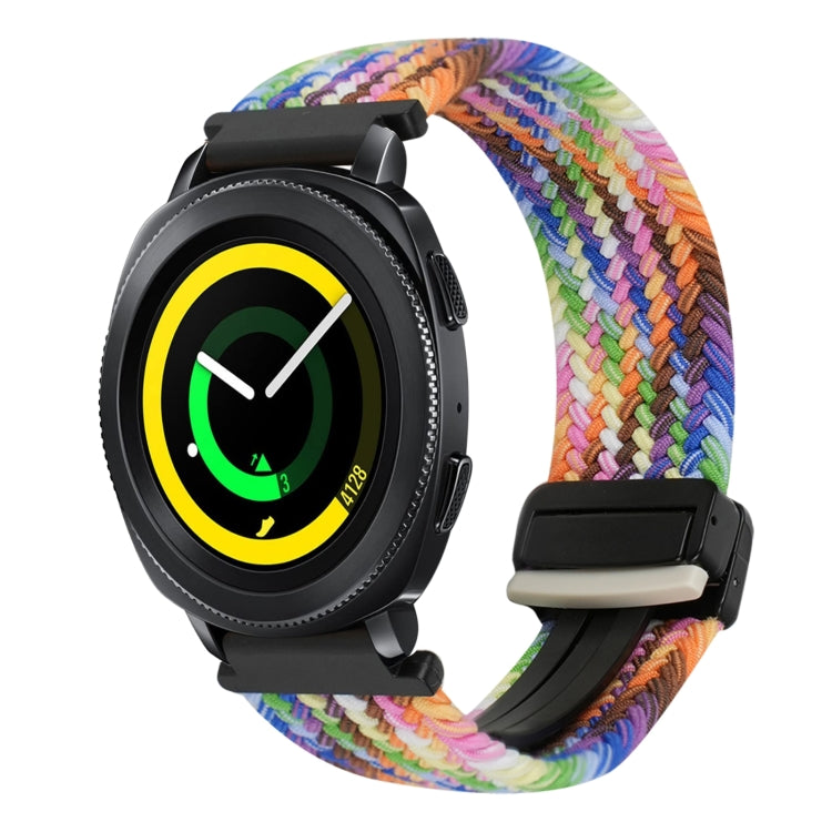 Correia de relógio trançada com fivela magnética de 20mm, para Samsung Galaxy Watch 5 Pro, para Samsung Gear Sport