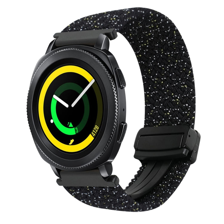 Correia de relógio trançada com fivela magnética de 20mm, para Samsung Galaxy Watch 5 Pro, para Samsung Gear Sport