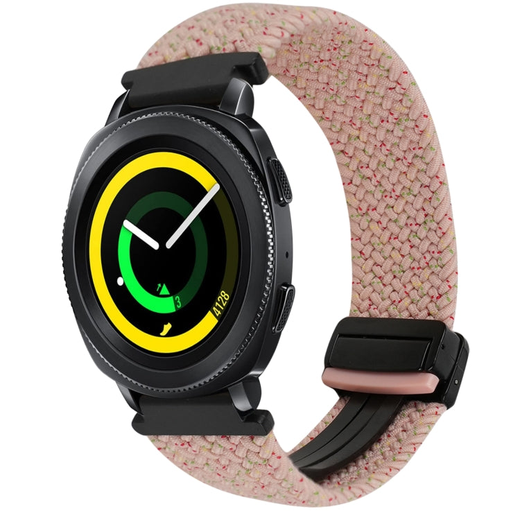 Correia de relógio trançada com fivela magnética de 20mm, para Samsung Galaxy Watch 5 Pro, para Samsung Gear Sport