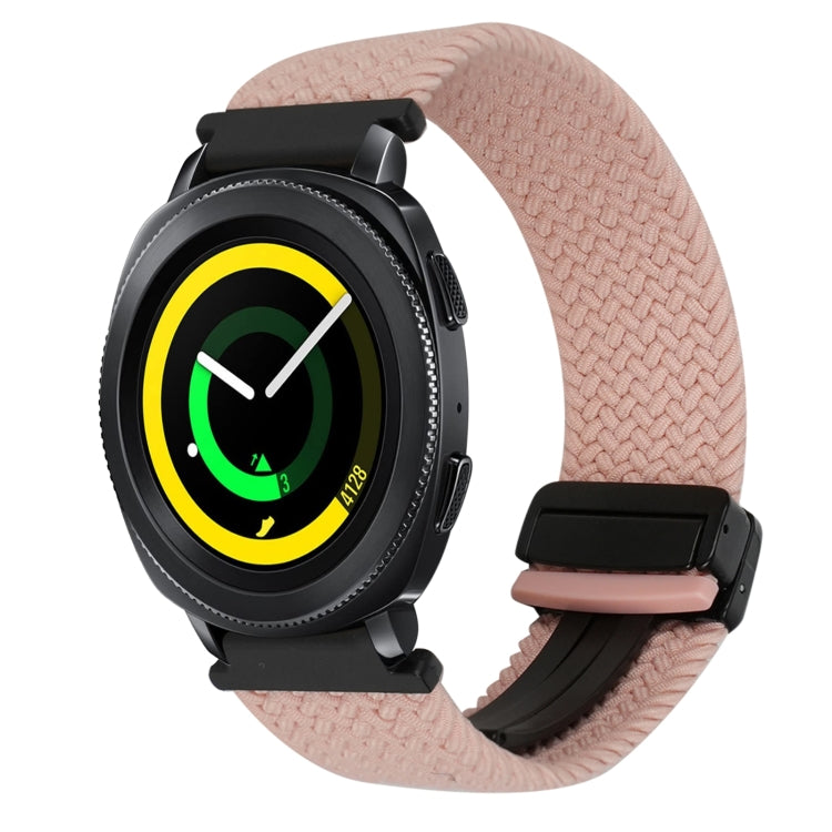 Correia de relógio trançada com fivela magnética de 20mm, para Samsung Galaxy Watch 5 Pro, para Samsung Gear Sport