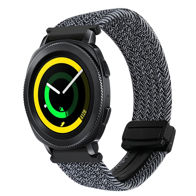 Correia de relógio trançada com fivela magnética de 20mm, para Samsung Galaxy Watch 5 Pro, para Samsung Gear Sport