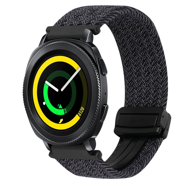 Correia de relógio trançada com fivela magnética de 20mm, para Samsung Galaxy Watch 5 Pro, para Samsung Gear Sport