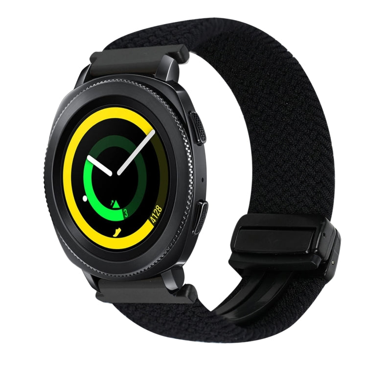 Correia de relógio trançada com fivela magnética de 20mm, para Samsung Galaxy Watch 5 Pro, para Samsung Gear Sport