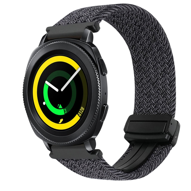 Correia de relógio trançada com fivela magnética de 20mm, para Samsung Galaxy Watch 5 Pro, para Samsung Gear Sport