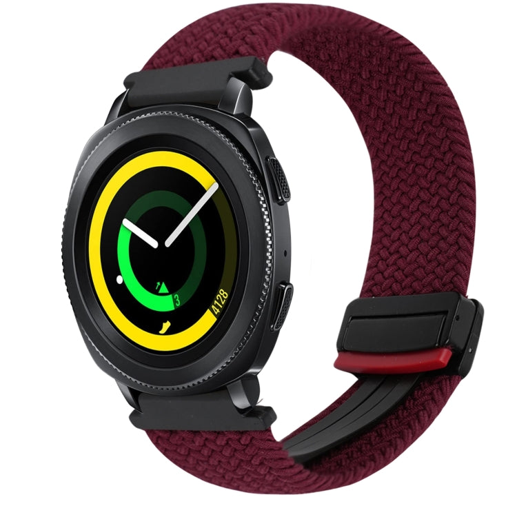 Correia de relógio trançada com fivela magnética de 20mm, para Samsung Galaxy Watch 5 Pro, para Samsung Gear Sport