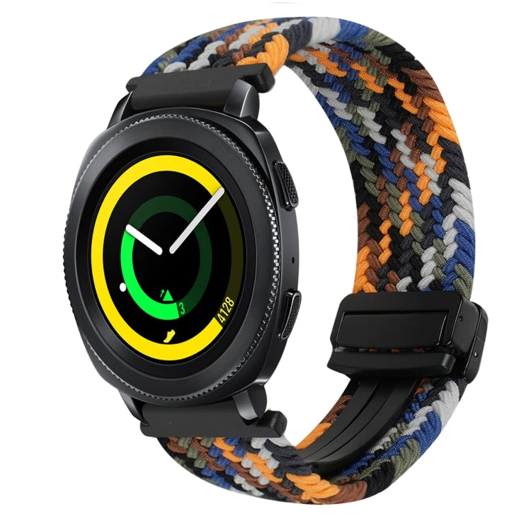 Correia de relógio trançada com fivela magnética de 20mm, para Samsung Galaxy Watch 5 Pro, para Samsung Gear Sport