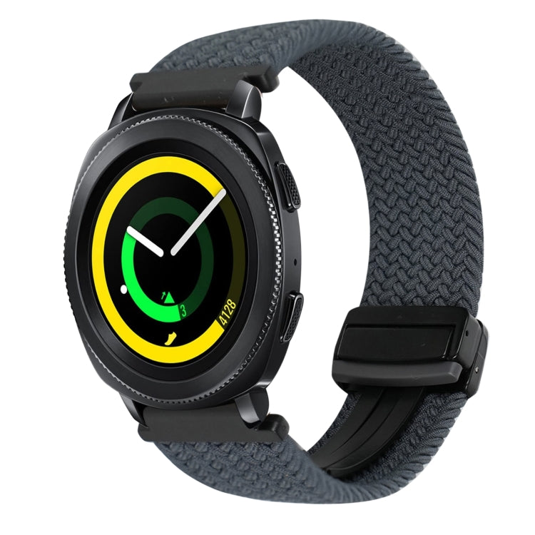 Correia de relógio trançada com fivela magnética de 20mm, para Samsung Galaxy Watch 5 Pro, para Samsung Gear Sport