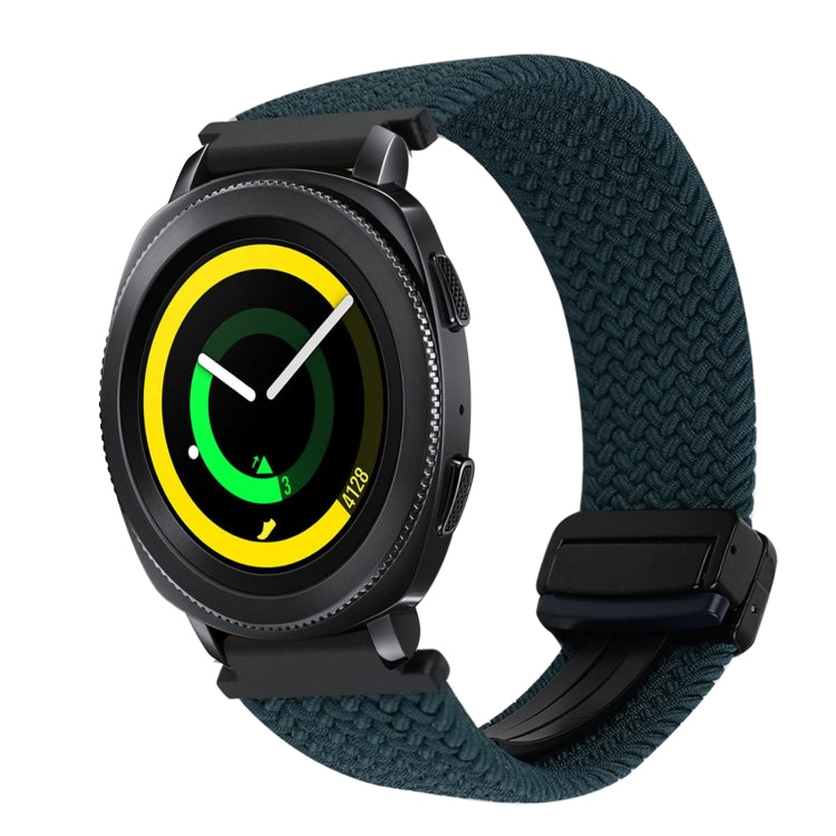 Correia de relógio trançada com fivela magnética de 20mm, para Samsung Galaxy Watch 5 Pro, para Samsung Gear Sport