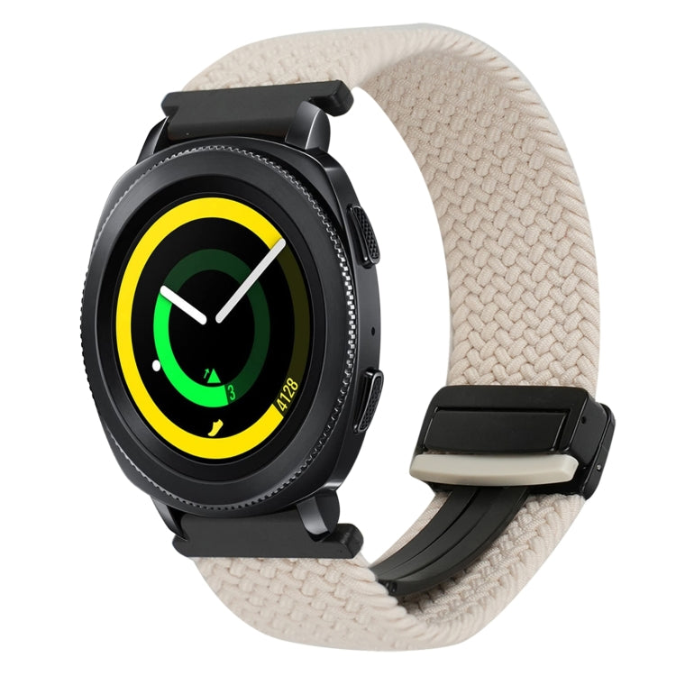 Correia de relógio trançada com fivela magnética de 20mm, para Samsung Galaxy Watch 5 Pro, para Samsung Gear Sport