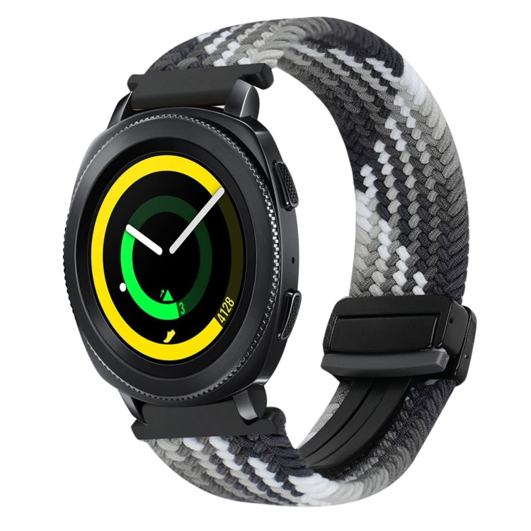 Correia de relógio trançada com fivela magnética de 20mm, para Samsung Galaxy Watch 5 Pro, para Samsung Gear Sport