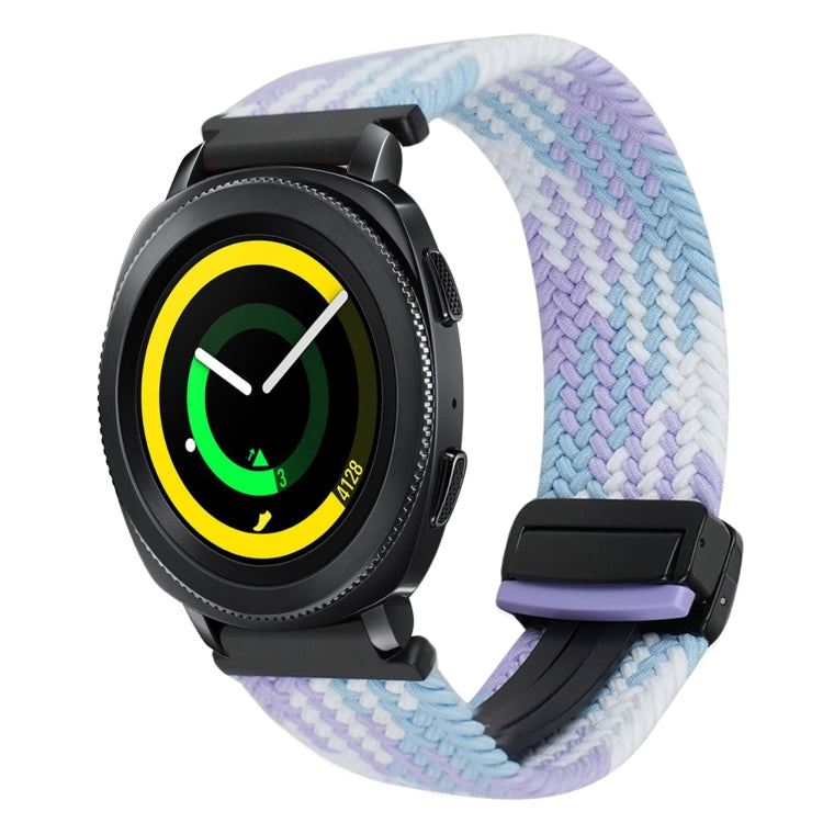 Correia de relógio trançada com fivela magnética de 20mm, para Samsung Galaxy Watch 5 Pro, para Samsung Gear Sport