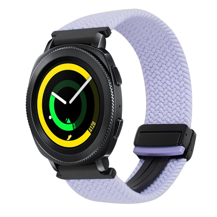 Correia de relógio trançada com fivela magnética de 20mm, para Samsung Galaxy Watch 5 Pro, para Samsung Gear Sport