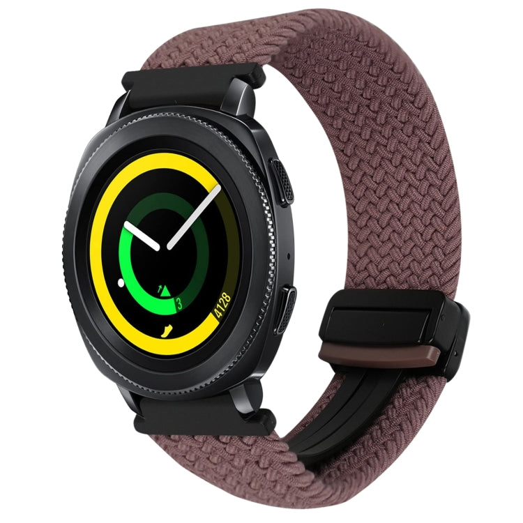 Correia de relógio trançada com fivela magnética de 20mm, para Samsung Galaxy Watch 5 Pro, para Samsung Gear Sport