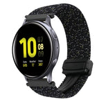 Correia de Relógio Trançada com Fecho Magnético de 20mm, Para Samsung Galaxy Watch Active 2, Para Samsung Galaxy Watch 3 41mm