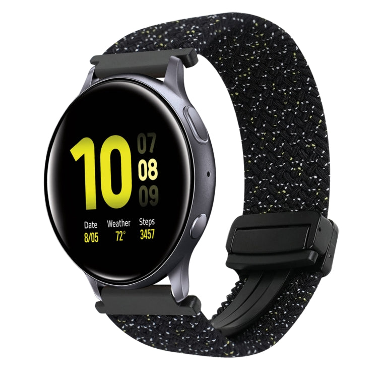 Correia de Relógio Trançada com Fecho Magnético de 20mm, Para Samsung Galaxy Watch Active 2, Para Samsung Galaxy Watch 3 41mm