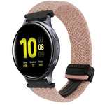 Correia de Relógio Trançada com Fecho Magnético de 20mm, Para Samsung Galaxy Watch Active 2, Para Samsung Galaxy Watch 3 41mm