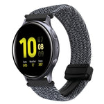 Correia de Relógio Trançada com Fecho Magnético de 20mm, Para Samsung Galaxy Watch Active 2, Para Samsung Galaxy Watch 3 41mm