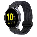 Correia de Relógio Trançada com Fecho Magnético de 20mm, Para Samsung Galaxy Watch Active 2, Para Samsung Galaxy Watch 3 41mm
