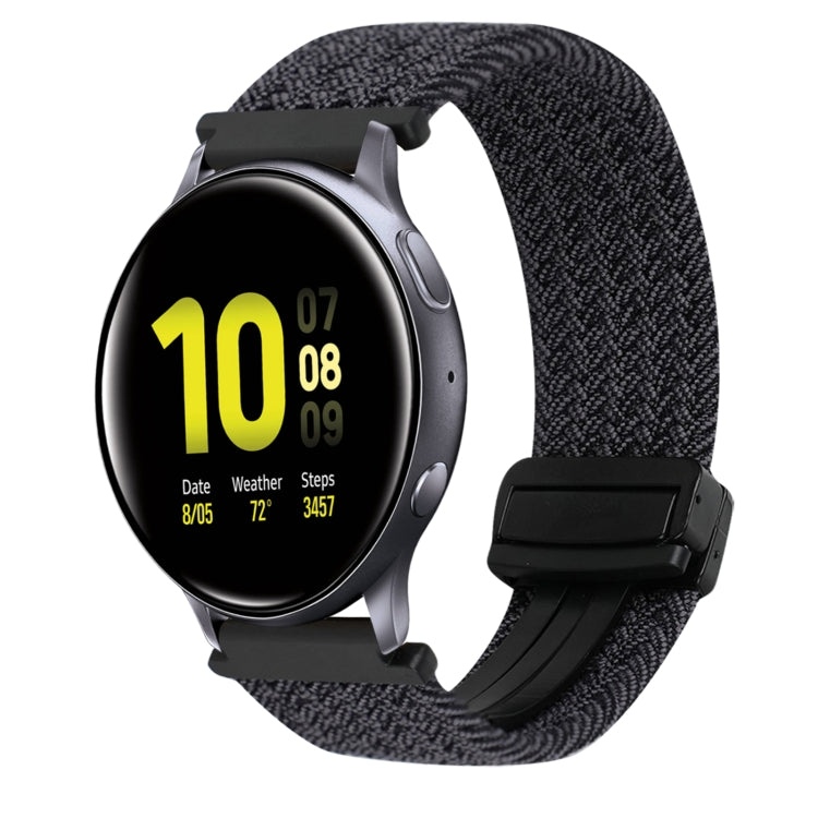 Correia de Relógio Trançada com Fecho Magnético de 20mm, Para Samsung Galaxy Watch Active 2, Para Samsung Galaxy Watch 3 41mm