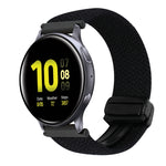 Correia de Relógio Trançada com Fecho Magnético de 20mm, Para Samsung Galaxy Watch Active 2, Para Samsung Galaxy Watch 3 41mm