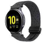 Correia de Relógio Trançada com Fecho Magnético de 20mm, Para Samsung Galaxy Watch Active 2, Para Samsung Galaxy Watch 3 41mm