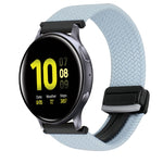 Correia de Relógio Trançada com Fecho Magnético de 20mm, Para Samsung Galaxy Watch Active 2, Para Samsung Galaxy Watch 3 41mm