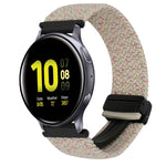 Correia de Relógio Trançada com Fecho Magnético de 20mm, Para Samsung Galaxy Watch Active 2, Para Samsung Galaxy Watch 3 41mm