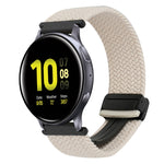 Correia de Relógio Trançada com Fecho Magnético de 20mm, Para Samsung Galaxy Watch Active 2, Para Samsung Galaxy Watch 3 41mm