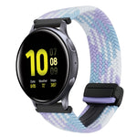 Correia de Relógio Trançada com Fecho Magnético de 20mm, Para Samsung Galaxy Watch Active 2, Para Samsung Galaxy Watch 3 41mm