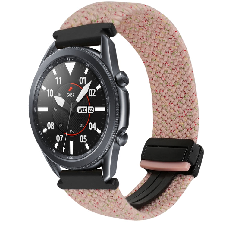 Correia de Relógio Trançada com Fecho Magnético de 20mm, Para Samsung Galaxy Watch Active 2, Para Samsung Galaxy Watch 3 41mm