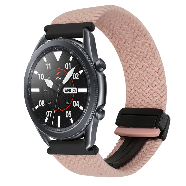 Correia de Relógio Trançada com Fecho Magnético de 20mm, Para Samsung Galaxy Watch Active 2, Para Samsung Galaxy Watch 3 41mm