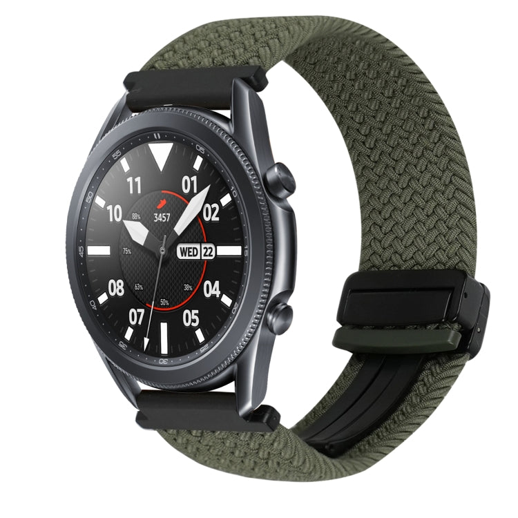 Correia de Relógio Trançada com Fecho Magnético de 20mm, Para Samsung Galaxy Watch Active 2, Para Samsung Galaxy Watch 3 41mm