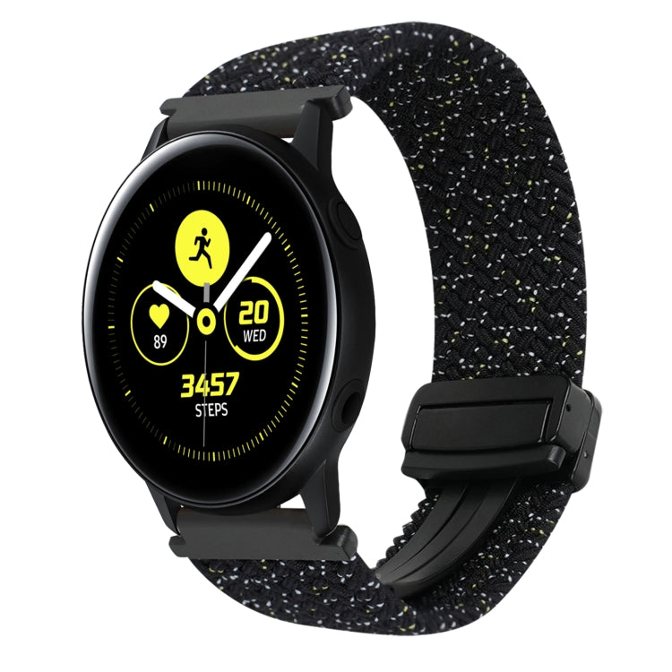 20mm Magnetic Buckle Braided Watch Strap, For Samsung Galaxy Watch Active, For Samsung Galaxy Watch 42mm
