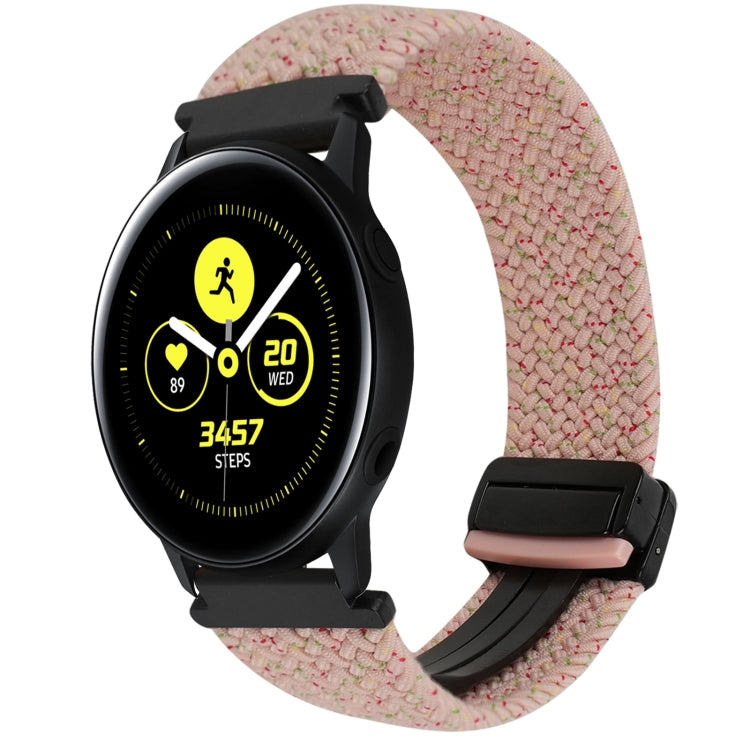 20mm Magnetic Buckle Braided Watch Strap, For Samsung Galaxy Watch Active, For Samsung Galaxy Watch 42mm