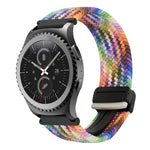Correia de Relógio Trançada com Fecho Magnético de 20mm, Para Samsung Gear S2 Classic, Para Samsung Galaxy Watch 7