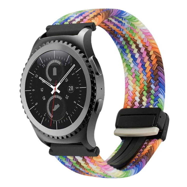 Correia de Relógio Trançada com Fecho Magnético de 20mm, Para Samsung Gear S2 Classic, Para Samsung Galaxy Watch 7