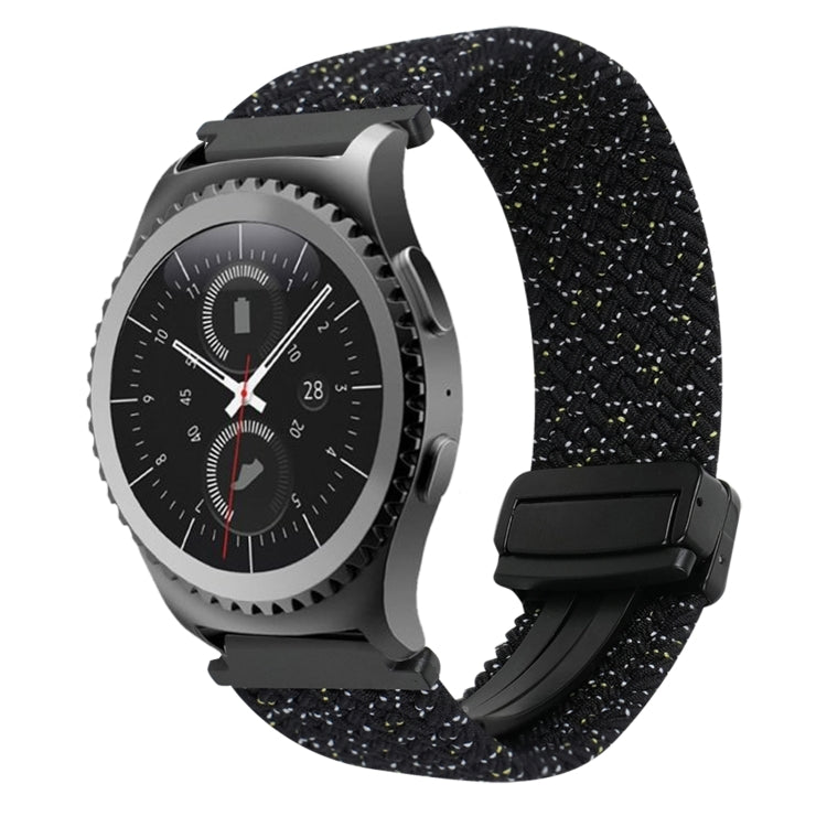 Correia de Relógio Trançada com Fecho Magnético de 20mm, Para Samsung Gear S2 Classic, Para Samsung Galaxy Watch 7